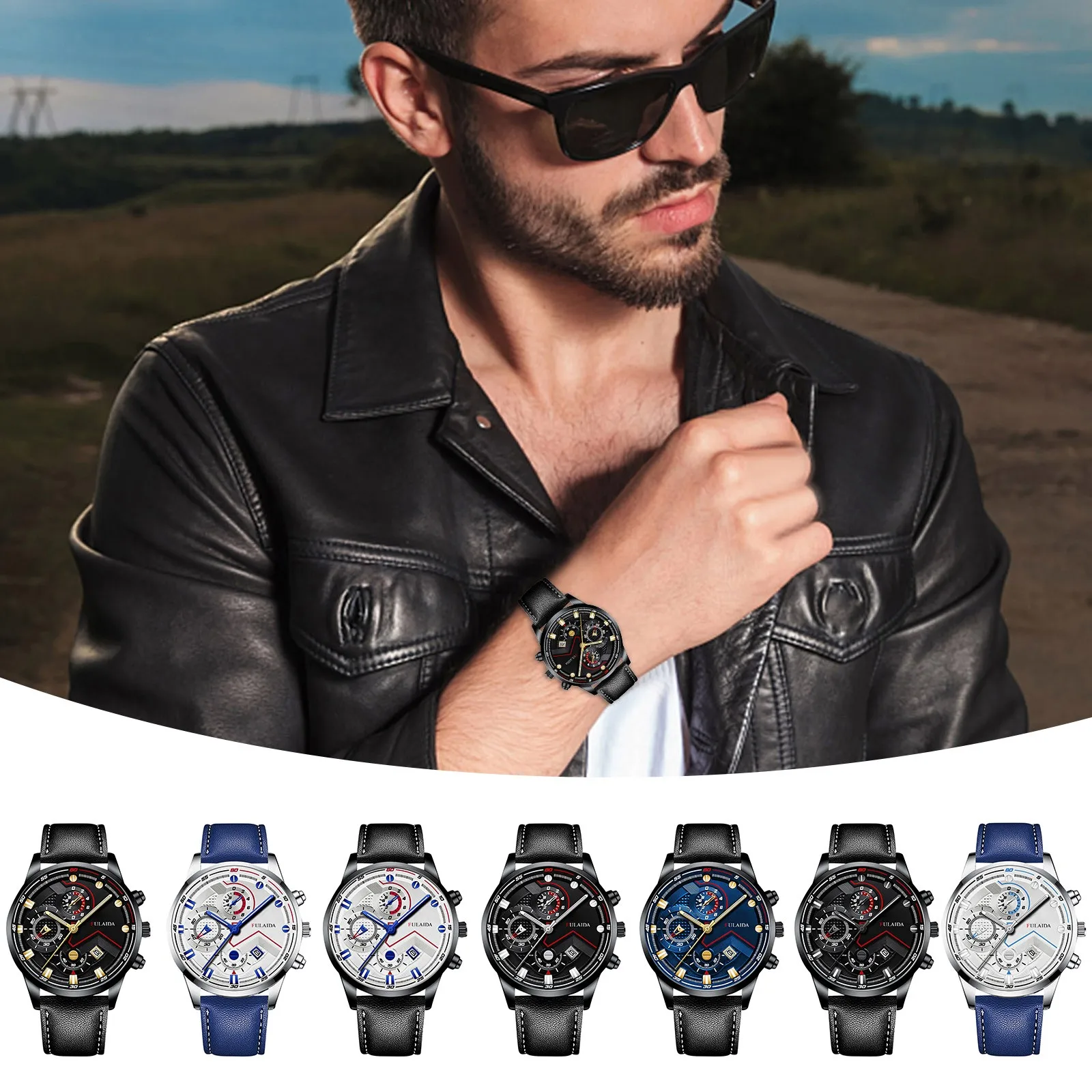 الطاقة الشمسية الذرية ووتش السيدات ووتش ساعة سيليكون حزام أزياء السيدات ووتش كوارتز ساعة رجالية ساعة واحدة #1