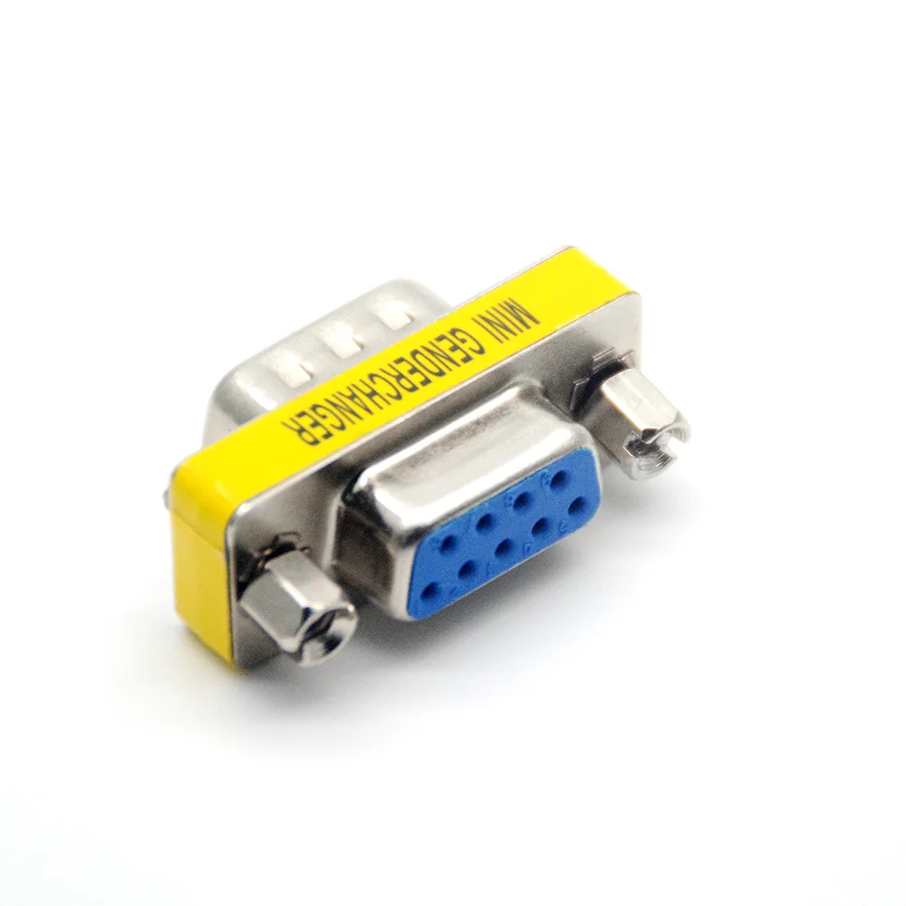 D-SUB DB9 DB15 DB25 9/15/25 Pin Male/Female to Male/Female RS232 Port Com VGA Connector M-F M-M F-F Mini Gender Changer Adapter