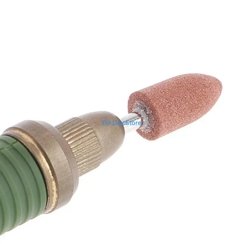 F92C 5Pcs 3mm Shank Wheel for Head Grinding Polishing Electric Grinder Power Tool