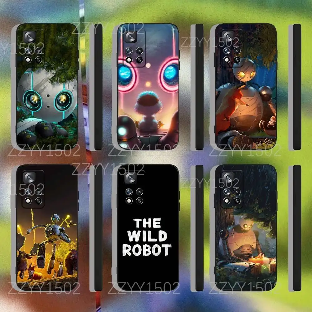 

The W-WildS R-RobotS Phone Case For Samsung S25,S24,Ultra,S20,S30,Plus,S22,S23,Ultra,Plus,5G Black Silicone Soft