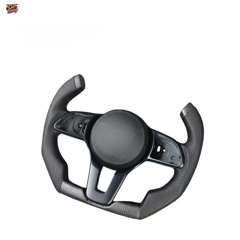 For Benz GLC63 GLC43 C200 C260 C180 E300 GLE63 GLB CLA45 CLA35 Carbon Fiber Steering Wheel Modification