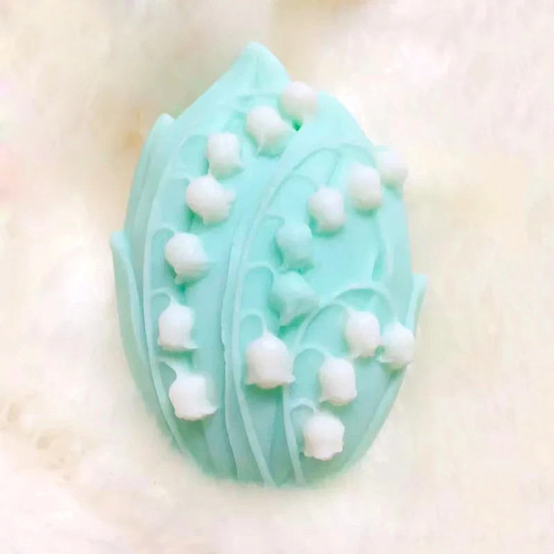 Lily Of The Valley Silicone Soap Mold 3D Flower Style Soap Making Tools DIY Handmade Crafts Candle Aromatherapy Gypsum Mould