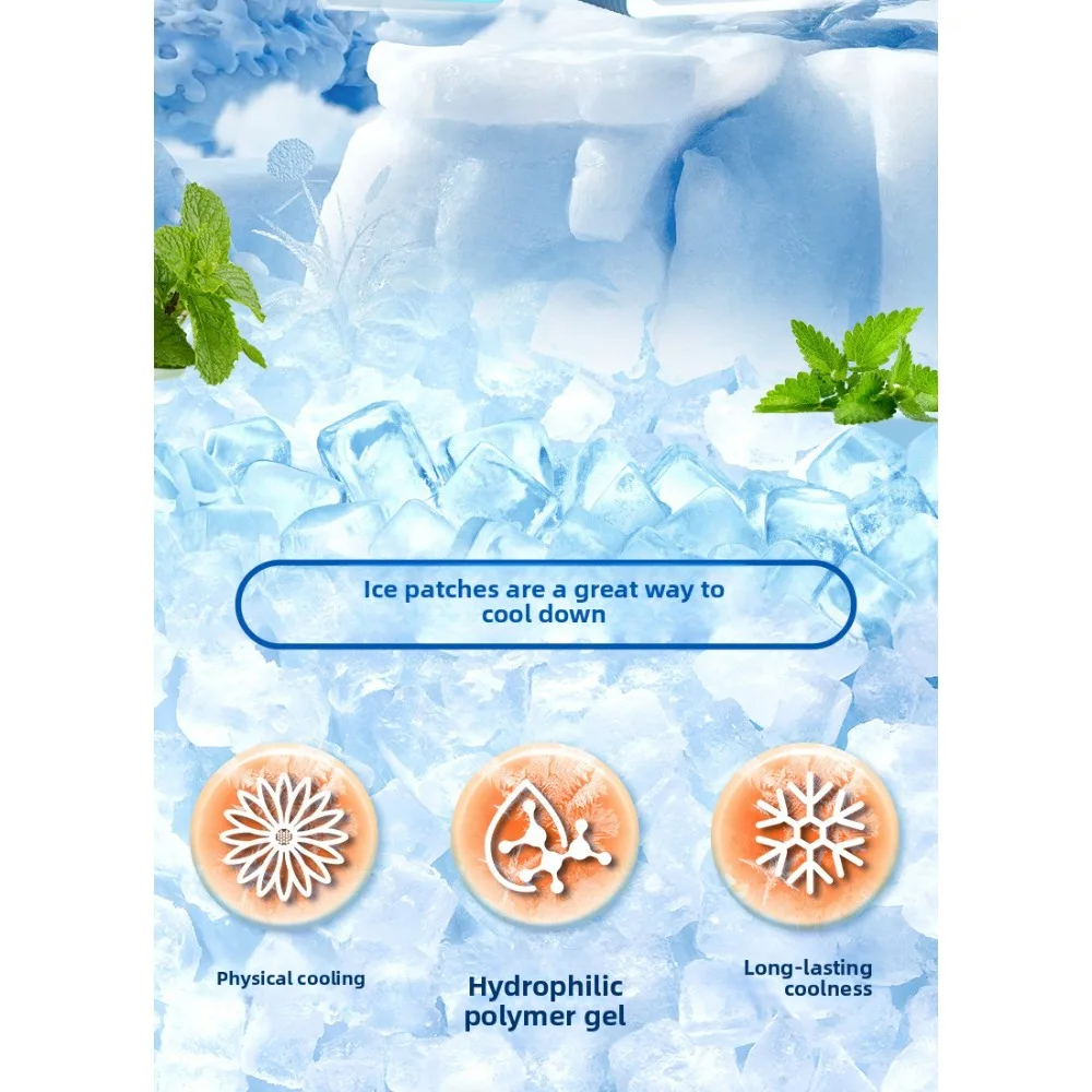 Summer Cooling Gel Patches Ice Cold Stickers Heatstroke Relief Cooling Pads Adults Portable Phone Heat Dissipation Cool Patches - view 5
