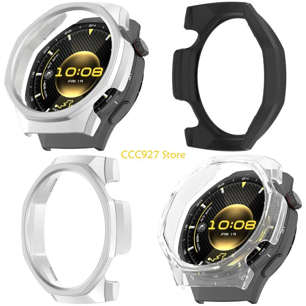 B03F Scratch Resistant Hard Shell Protective Case For 46mm Smartwatch Semi Enclosed Design
