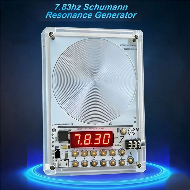 PORK-Schumann Resonance Generator 0.01-100000Hz Adjustable 7.83Hz Pure Sine Wave Signal Generator Healing Frequency Generator