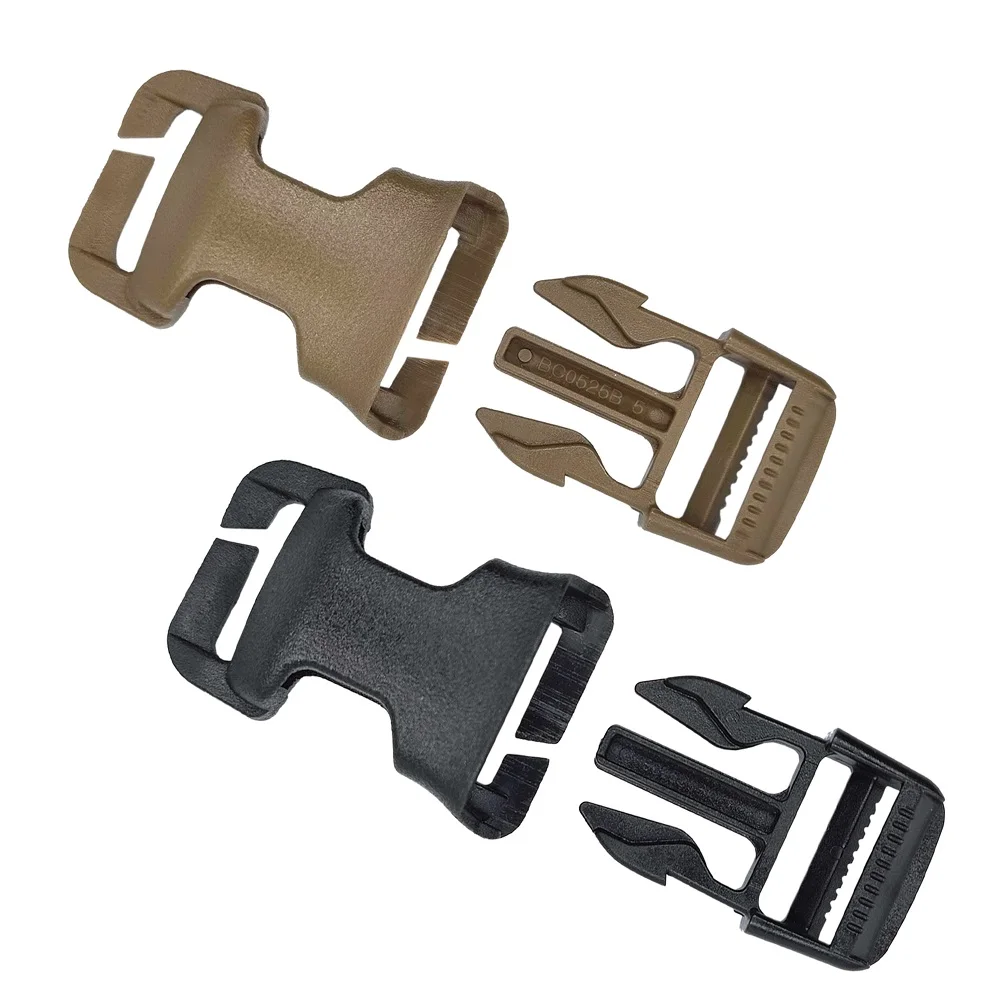 

ITW Style Equipment Buckle Tactical Vest Mountaineering Bag Replacement Buckle Plastic Steel Buckle 25mm (one pair)