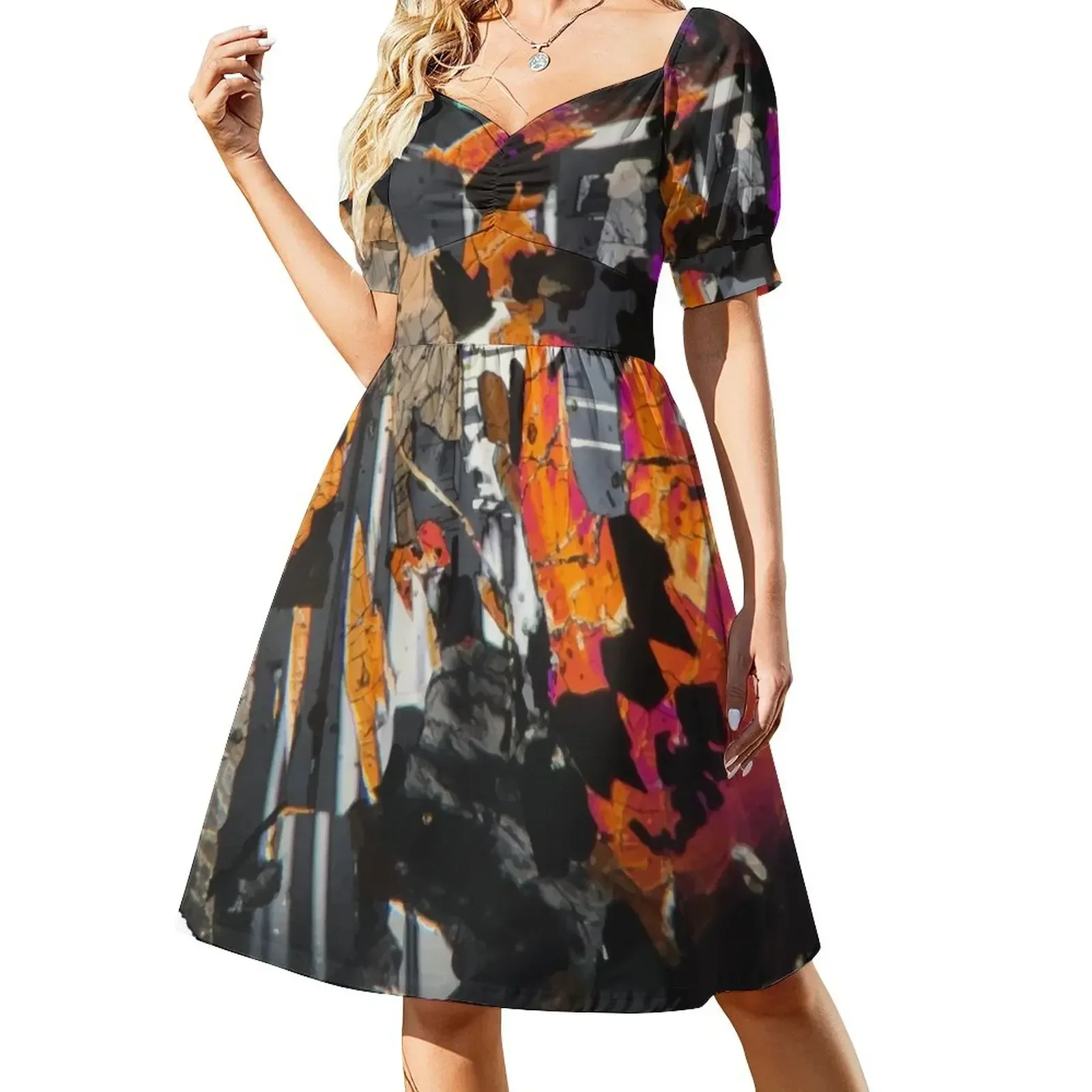 

Lunar Basalt Short-Sleeved Dress clothes for women Women's summer dresses elegant evening dresses for women 2025 Dresses Dress