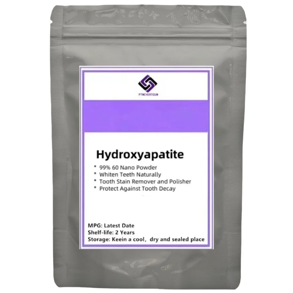 50-1000g 100% Hydroxyapatite 60 Nano,natural Teeth Whitening Powder, Tooth Stain Remover And Polisher[latest Date]