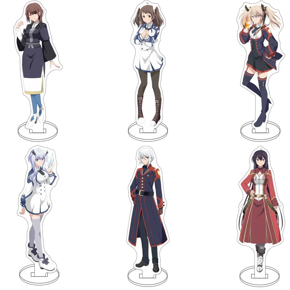 15CM Anime The Misfit of Demon King Academy Acrylic Stand Model Cosplay Characters Ornament Accessories Goods Collection Gifts