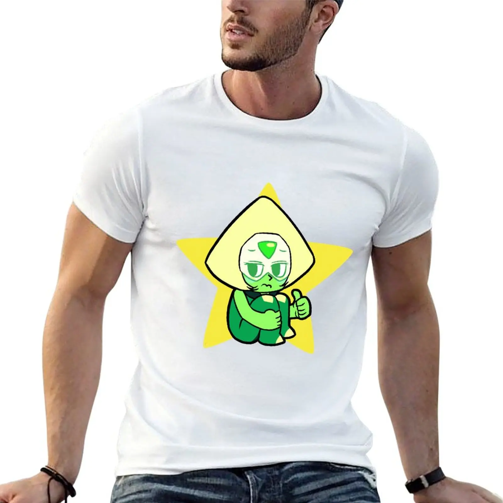 

Steven Universe - Peridot T-Shirt t shirts for man cotton funny man t shirts for men casual T-Shirt