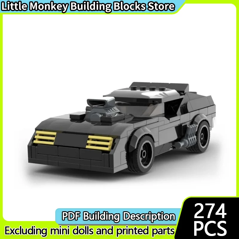 

Speed Racing Car Model MOC Building Bricks Black Sports Car Modular Technology Children Holiday Gifts Assemble Toys Suit