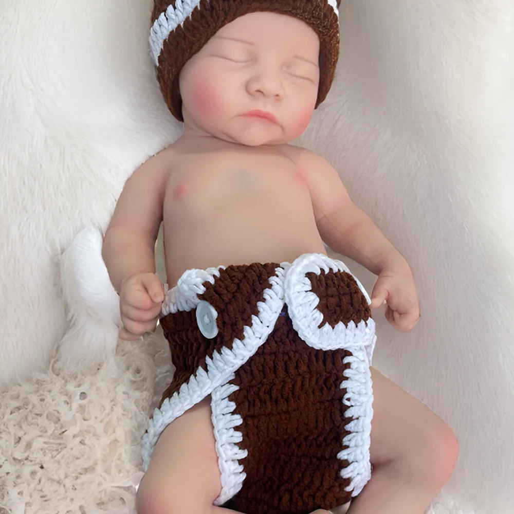 

17Inch Silicone Reborn Baby Doll Ultra Realistic Hand Painted Skin Texture Boy Doll Perfect For Collectors And Doll Enthusiasts