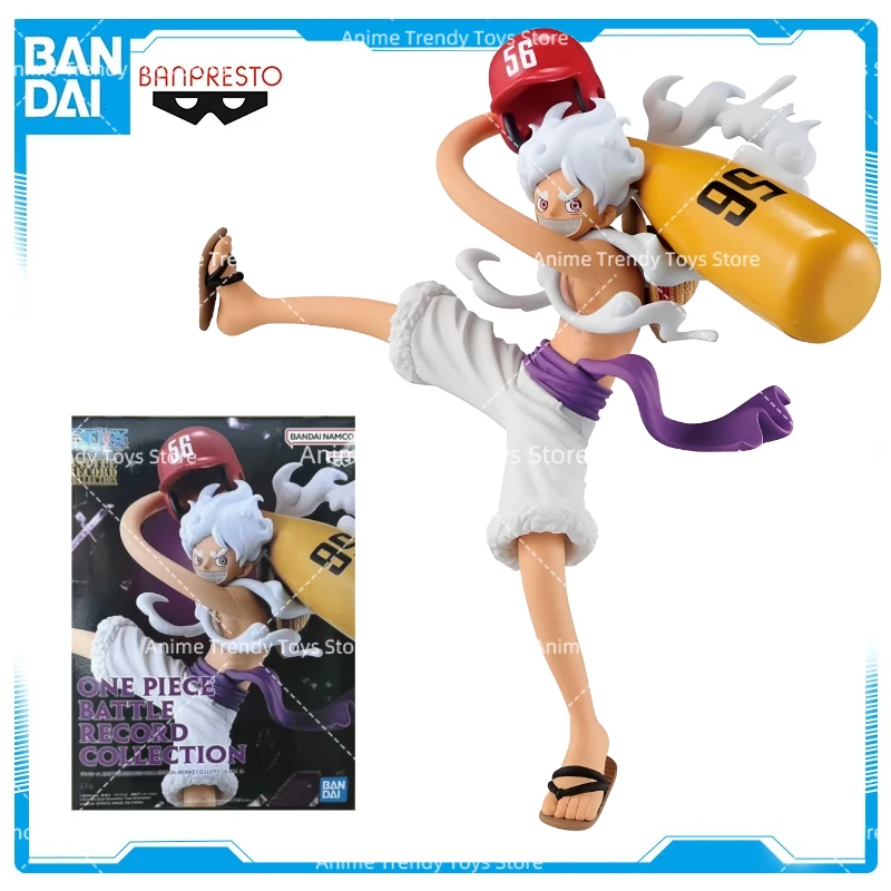 

Original BANDAI In Stock Banpresto One Piece BRC Monkey D. Luffy Gear 5 II Baseball Battle Record WY Anime Figure Model Toys