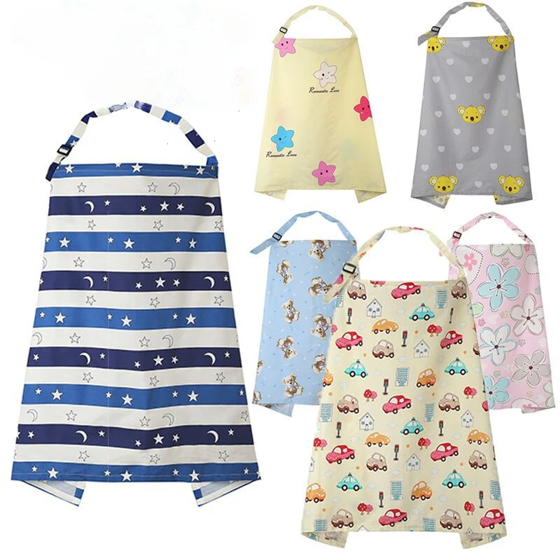 Breathable Baby Feeding Nursing Covers Mum Breastfeeding Nursing Poncho Cover Up Adjustable Privacy Apron Outdoors Nursing Cloth