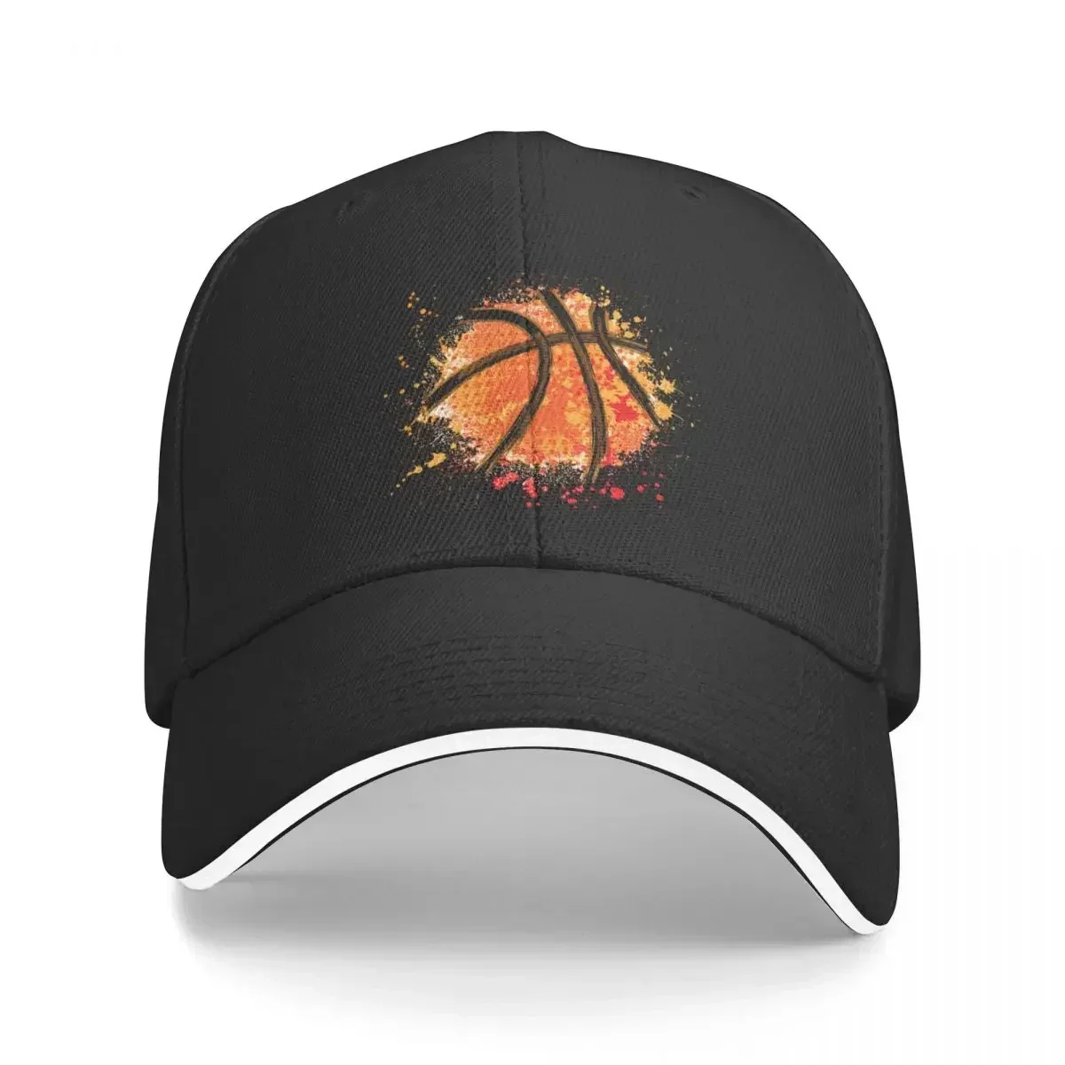 orange basketball Baseball Cap Sun Hat For Children Anime dad hat Rave Hats Man Women's