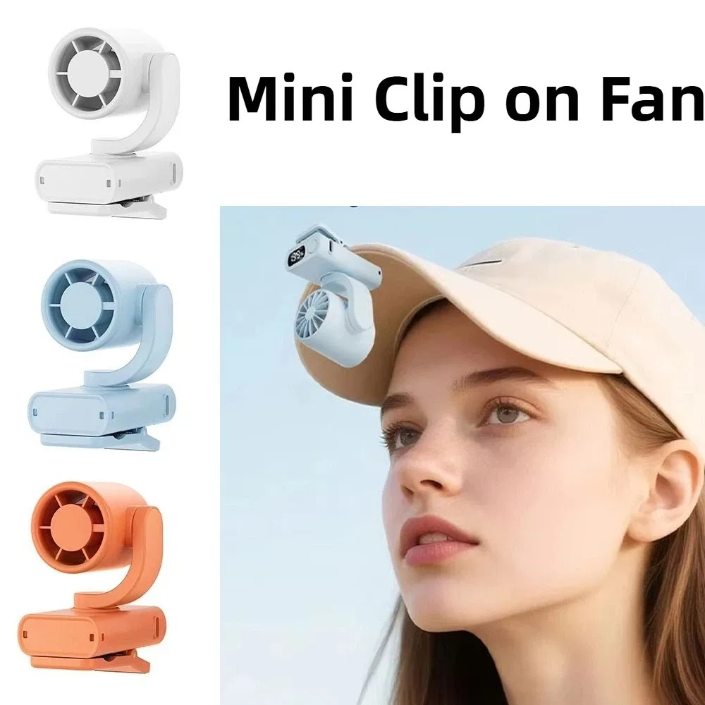 

Cooling Ventilator Portable Solar Powered Fan Small Mini Hat Clip Fan USB Charging Foldable Cooling Fan Backpacking