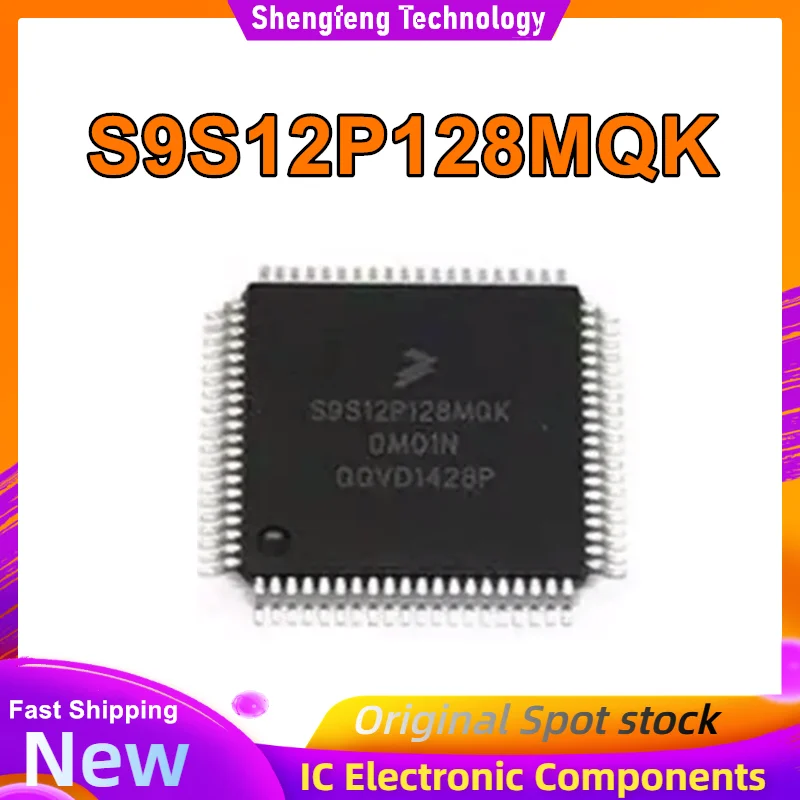

S9S12P128MQK S9S12P128JOMQK MC9S12P128MQK QFP-80 IC chipset New in stock