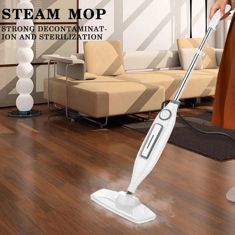 Home sterilization mop cleaning steam cleaner machine steaming tile carpet marble cleaner mop corded foldable steam mop oem