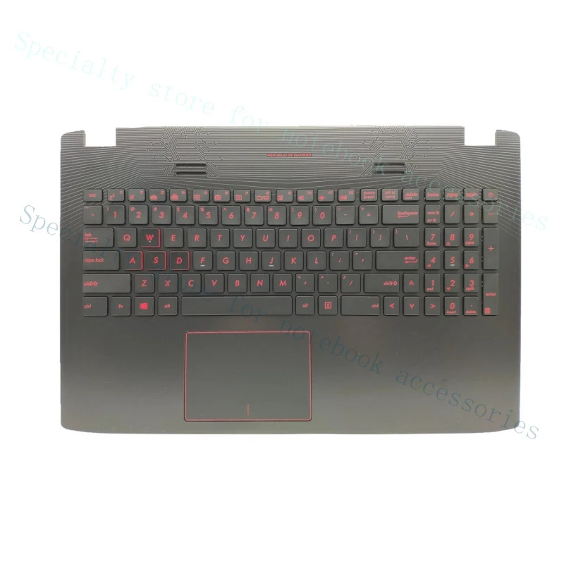 

A+ 90NB07Z2-R31US0 For Asus Rog GL552JX keyboard US Palmrest W backlit touchpad