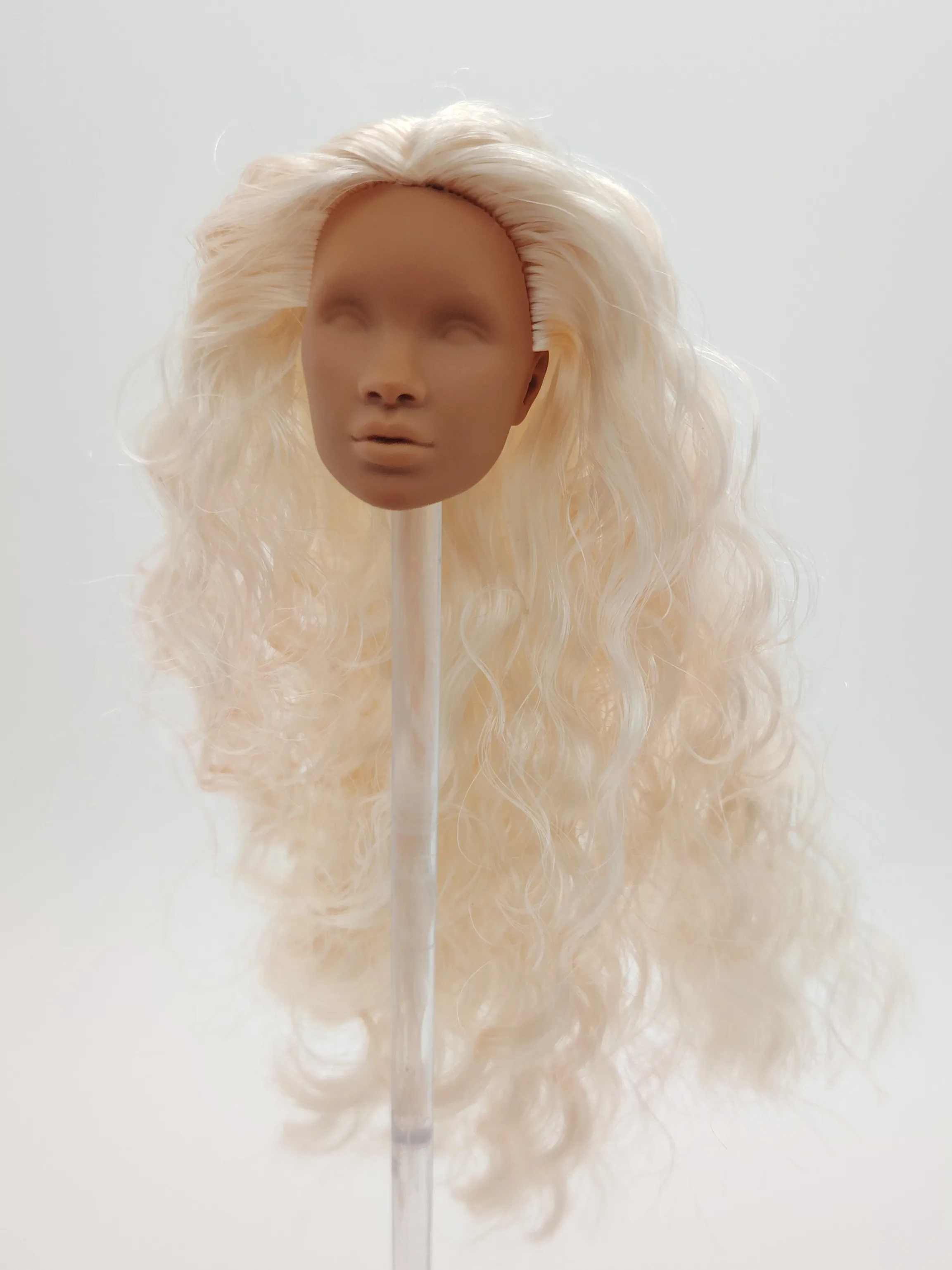 Fashion Royalty Color Infusion Dree Hill Integrity Hair Rerooted 1/6 Scale Doll Head