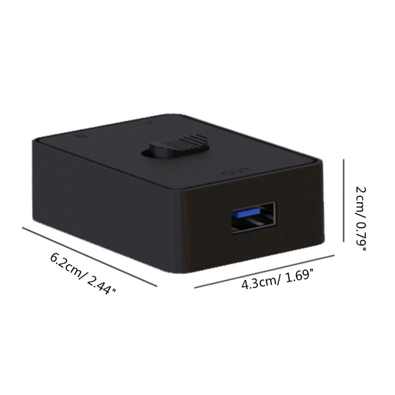 USB KVM Switches USB Switcher Bi-directional for Computers Keyboard Mouse Scanners Printer Sharing Switcher Box