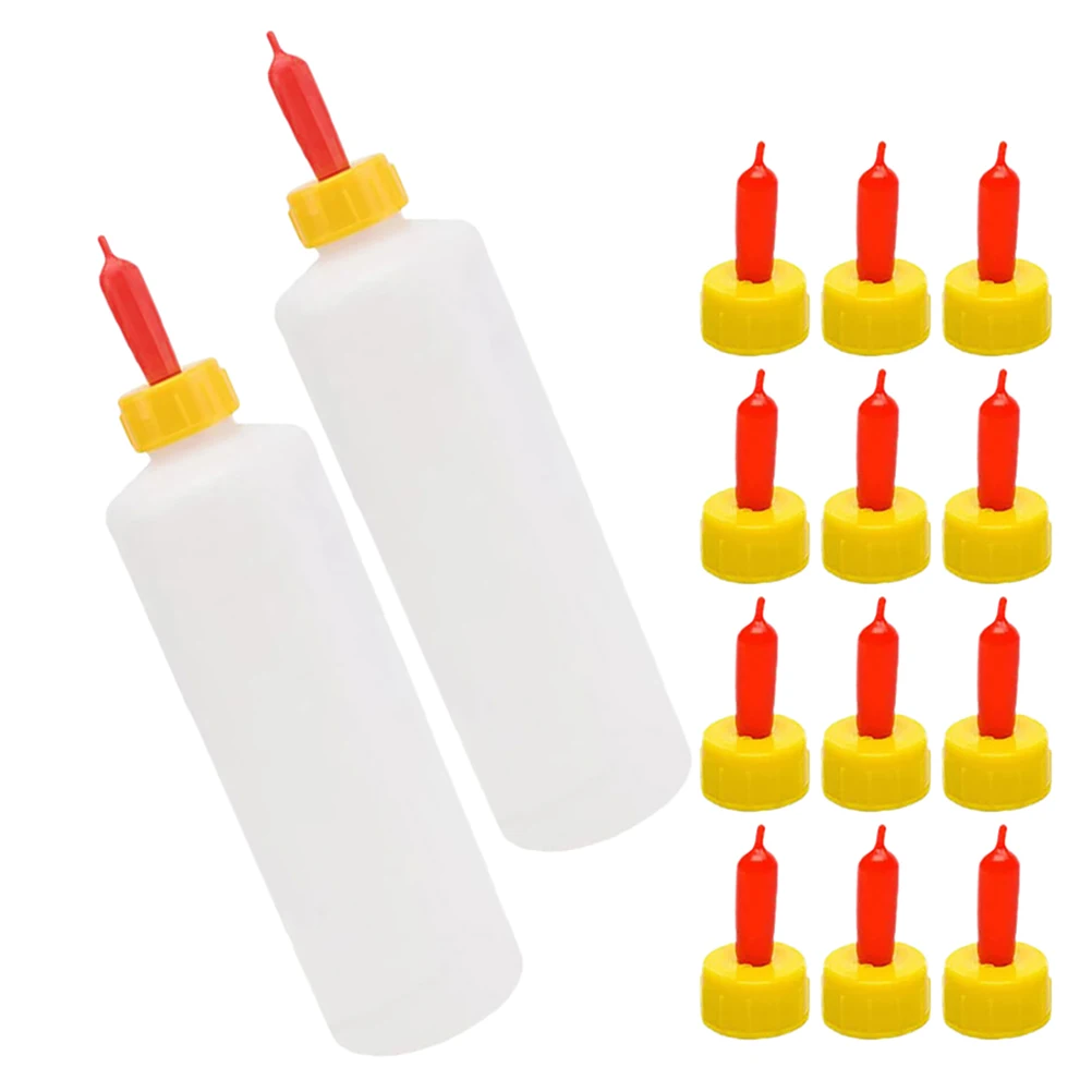 

1 Set Goat Feeder 500Ml Portable Livestock Nursing Reusable Nipples For Goats Lambs Small Pets Animal Feeding