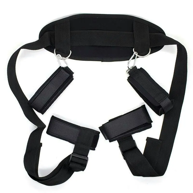 Restraint System Strap Hand & Ankle Cuffs Strap BDSM Bondage Kit Sex Toy for Couples