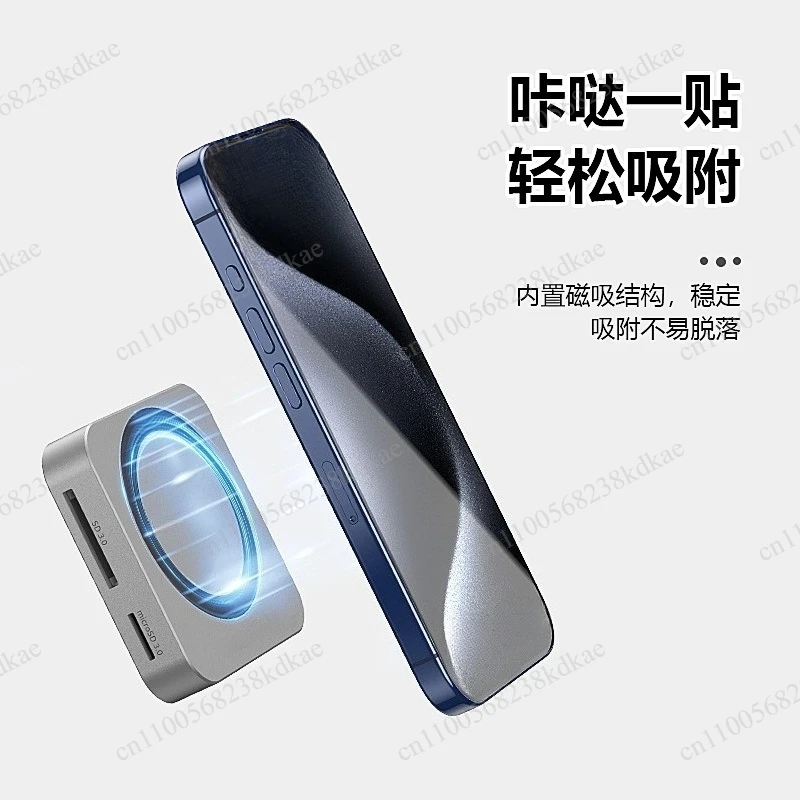 Portable Magnetic SSD Enclosure 2230, USB-C Hub HDMI 4K, PD Fast Charging, Laptop Multiport Splitter