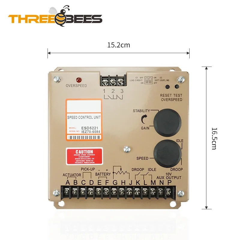 

Generator Speed Control Board ESD5221 Speed Controller Electrical Control Board