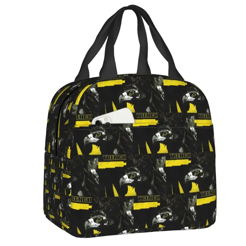Custom T-Twentys One P-Pilots Eagle Insulated Lunch Bag for Women Resuable Thermal Cooler Lunch Tote Office Work School