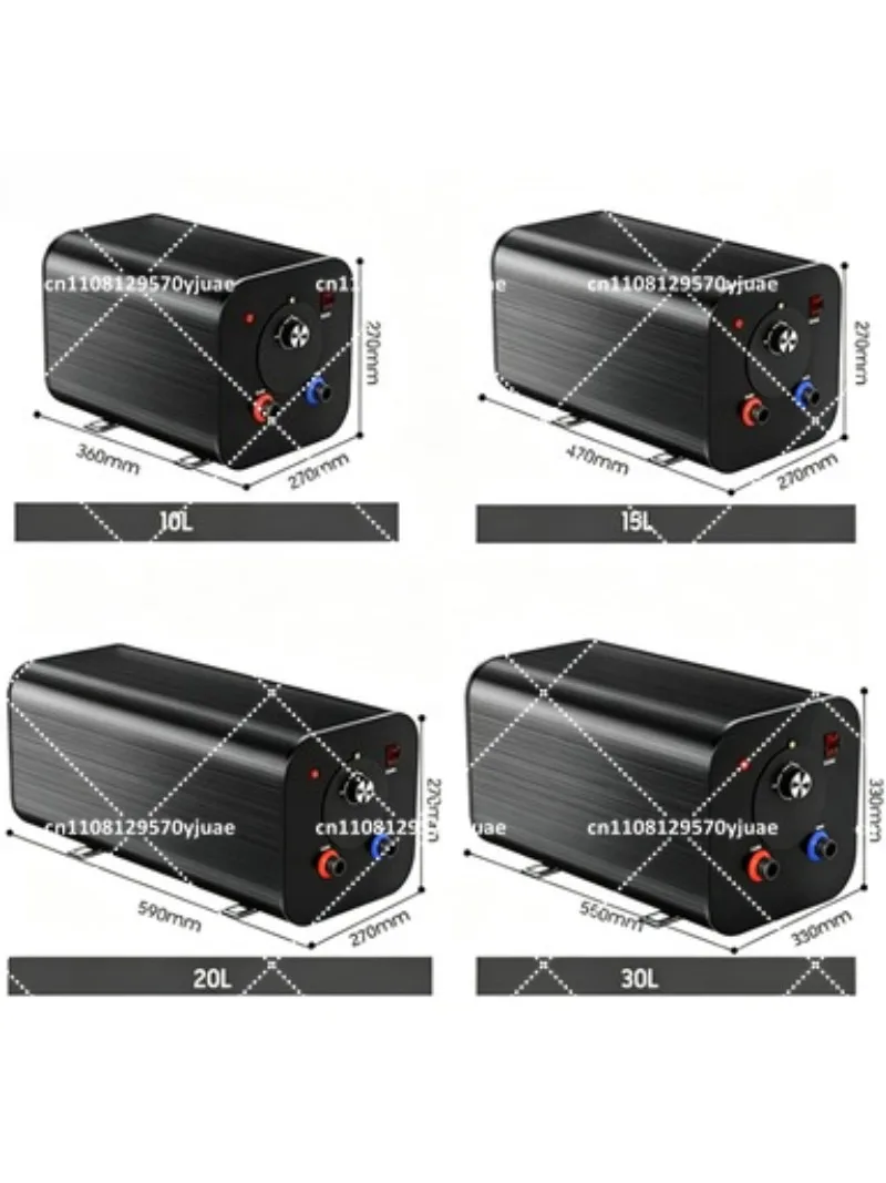 DC12V 220V 3-8 Gallon Travel Boiler RV Electric Water Storage Tank for Shower