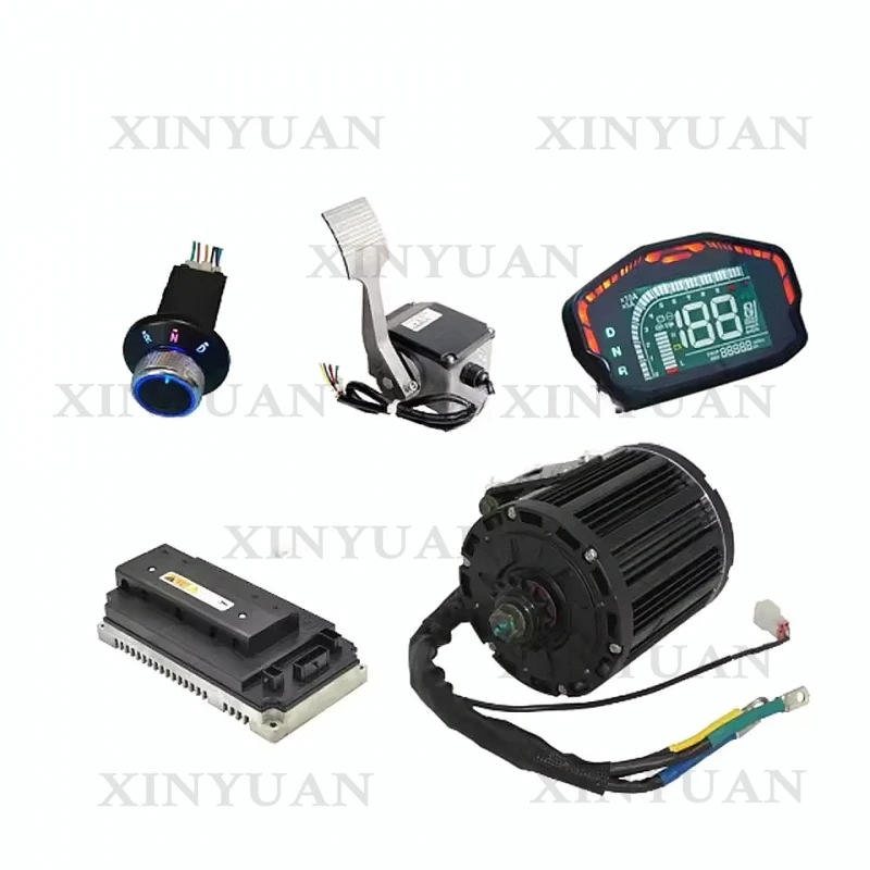 IPM Mid Drive Motor & Controller Kit 4KW-7500W 72V For Electric ATV Go Kart