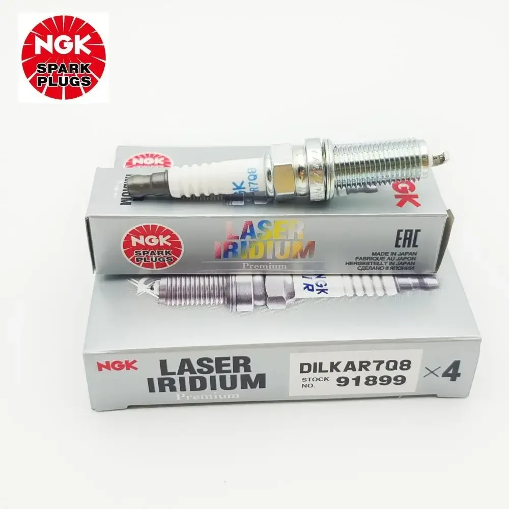 4Pcs Original NGK DILKAR7Q8 91899 Brand New Laser Iridium Platinum Spark Plug For Subaru Forester 2018-2023  XV  2017- 2.0L FB20