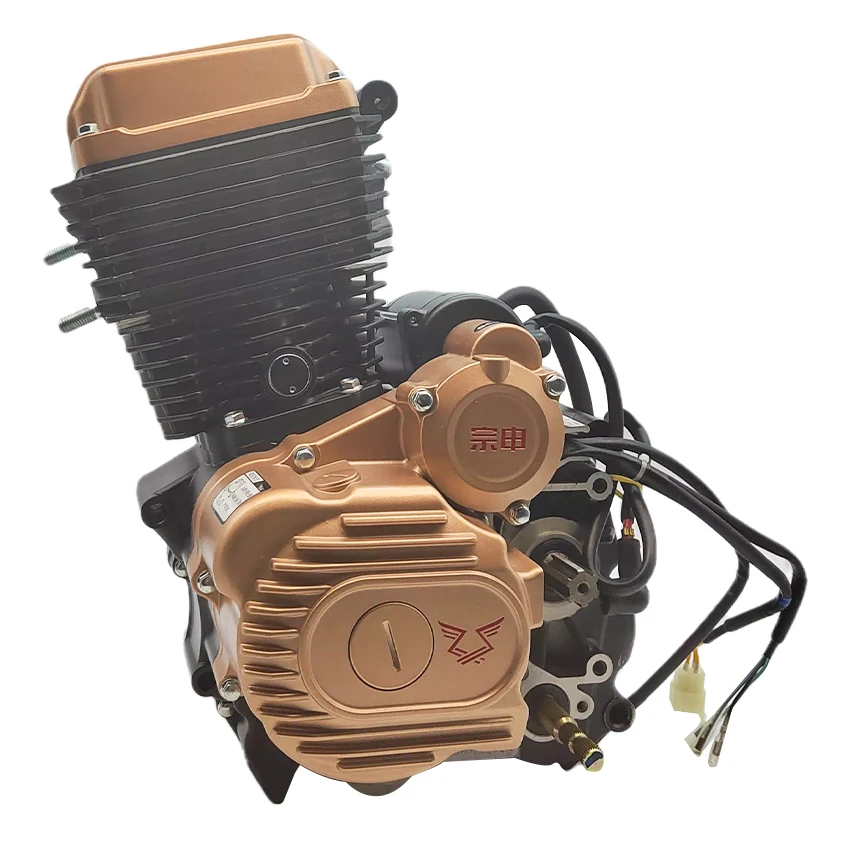 Zongshen CG200cc Single Cylinder 5 Gears Start Lever Air-Cooled Cold 4-Stroke Engine For Motorcycle Tricycle Parts Accessories view 4