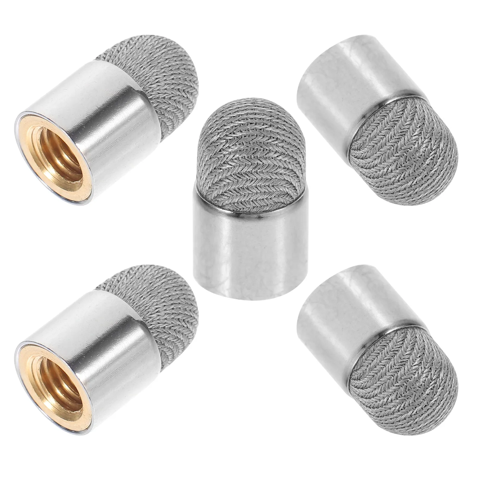 5Pcs Capacitive Stylus Pen Tips Outer Thread 7Mm Mesh Fiber Replacement for Touch Screens Stylus Pen Supplies Mesh Fiber Tips