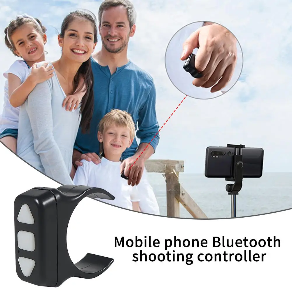 Mobile Phone Bluetooth Camera Controller Selfie Stick Clip Tube Shutter Photo Remote Up Down Camera Like Page And Snap I2E1