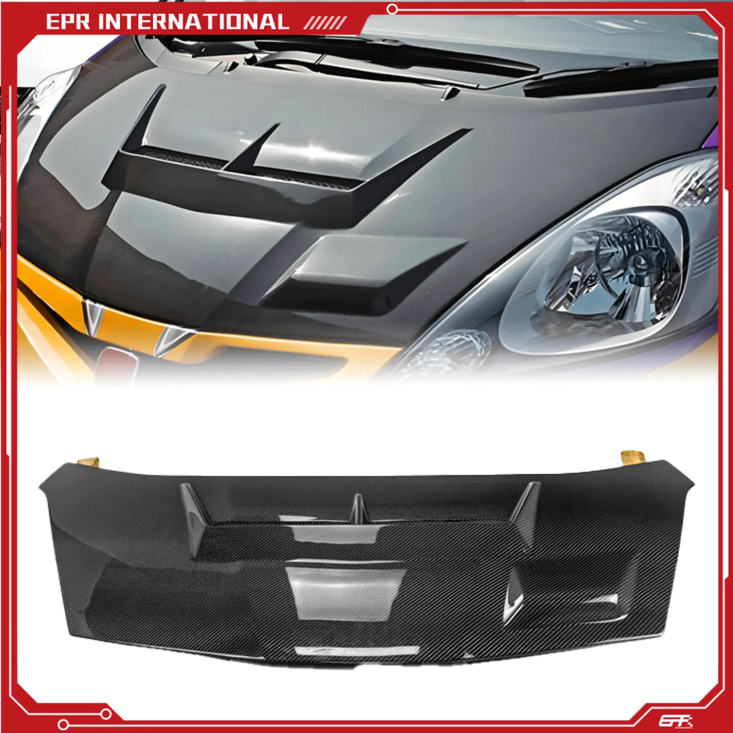 

Для Honda Fit Jazz GE6 GE7 GE8 GE9 | Вентилируемый капюшон JS Style Performance | Замена послепродажного обслуживания