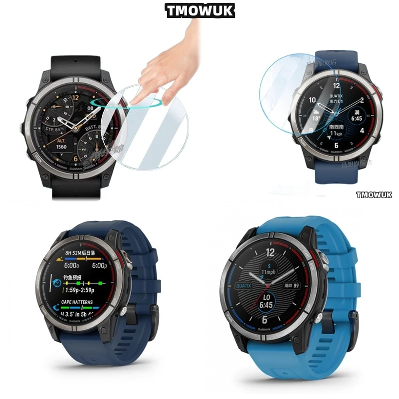 

Для Garmin Quatix 7 Pro Quatix7 HD прозрачное закаленное стекло защитная пленка для экрана аксессуары 9H пленка против царапин