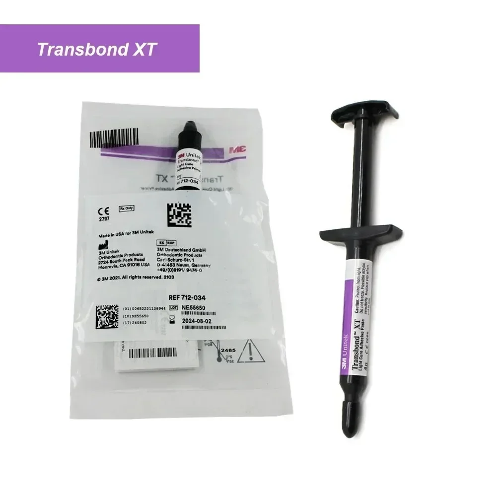 3M Unitek Transbond XT Light Cure Adhesive Paste Dental Orthodontic Composite Resin Transbond MIP Treatment Solution Bond Primer