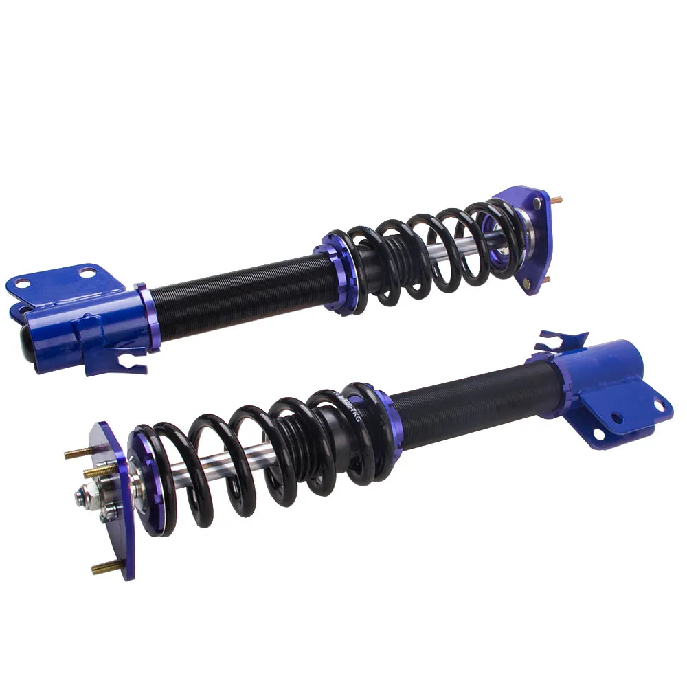 4x Coilovers For Subaru Impreza WRX 02-07/STI 2004 GDA GD9 GGA GDB Twin Tube Coilovers Lowering Complete Coilovers Struts