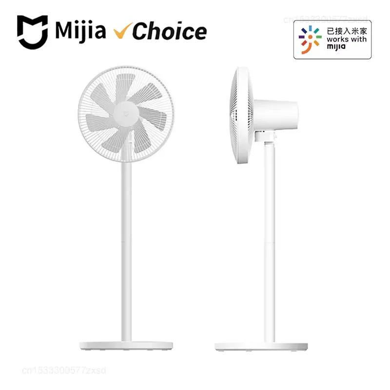 

Mijia Floor Fan,7 Blade,Adjustable Wide-angle 90°,Home Fan for Living Room,Support MI HOME APP Wired Fan JLLDS01DM