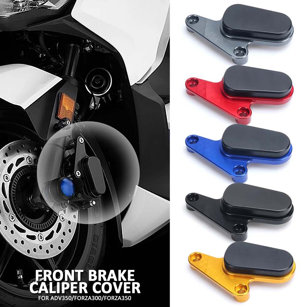 New 2018-2023 Motorcycle Aluminium Front Caliper Brake Guard For Honda ADV350 Forza300 Forza 300 FORZA 350 Forza350 NSS350 