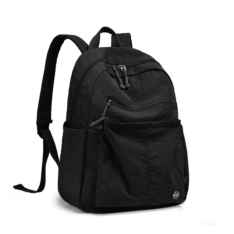 

New Arrival Large Capacity Nylon Backpack for Women, Lightweight Casual Daypack, Multi-pocket Waterproof School Bag, Fashion Tra