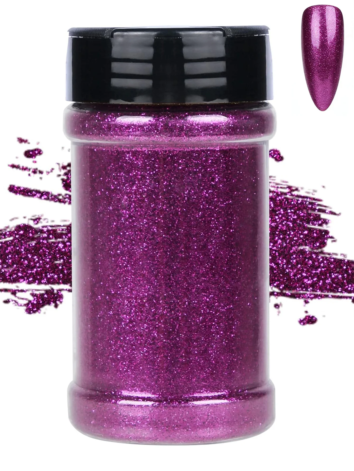 Feiner irisierender Glitzer für Bastelarbeiten | 1/128" Halloween, PET-Flocken, Bastel-Pailletten, Epoxid-Chips für Kürbisse, Epoxidharz, Nägel, Gel – Detail 20