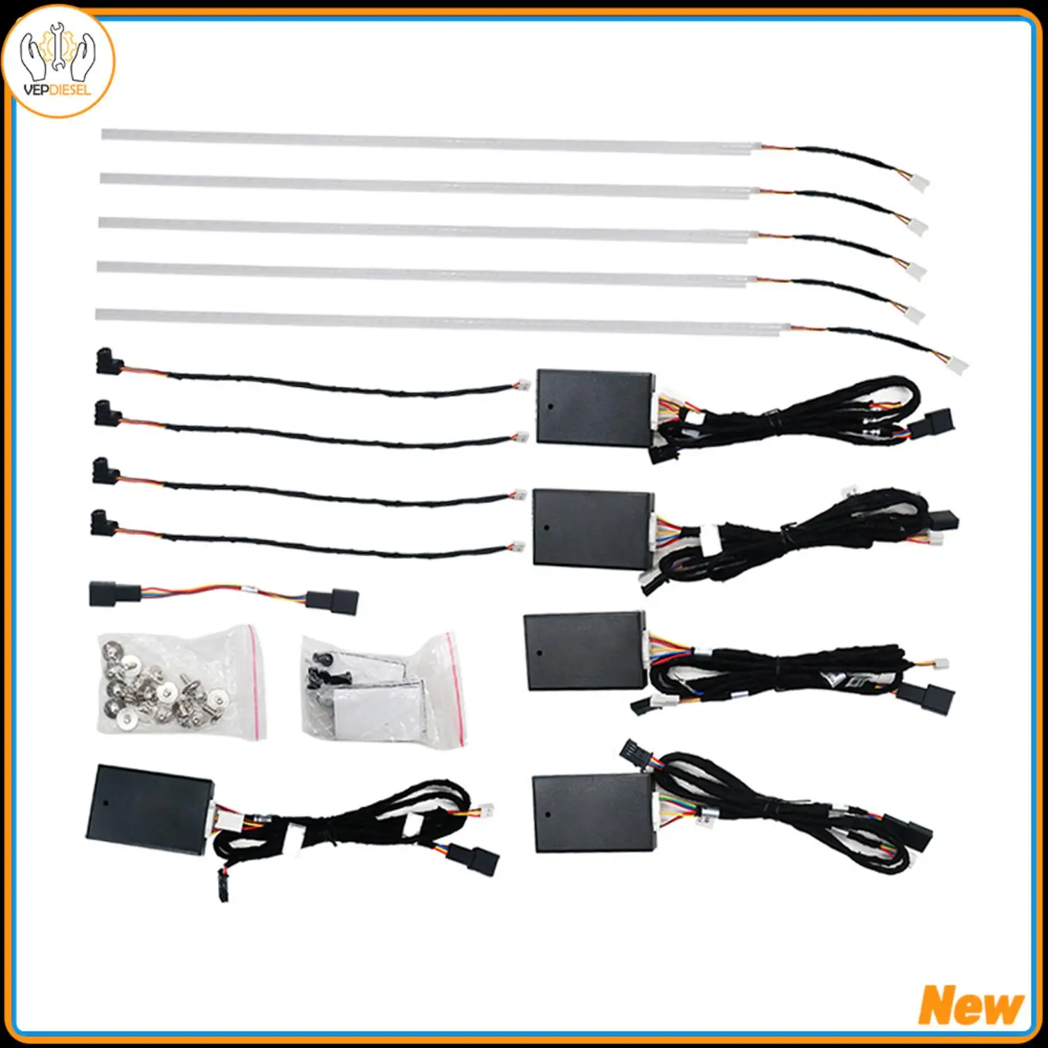 

64 Color Ambient Light LED Trim Accessories For Mercedes Benz C-Class W206 2022 Active Ambient Light Modification Upgrade NEW