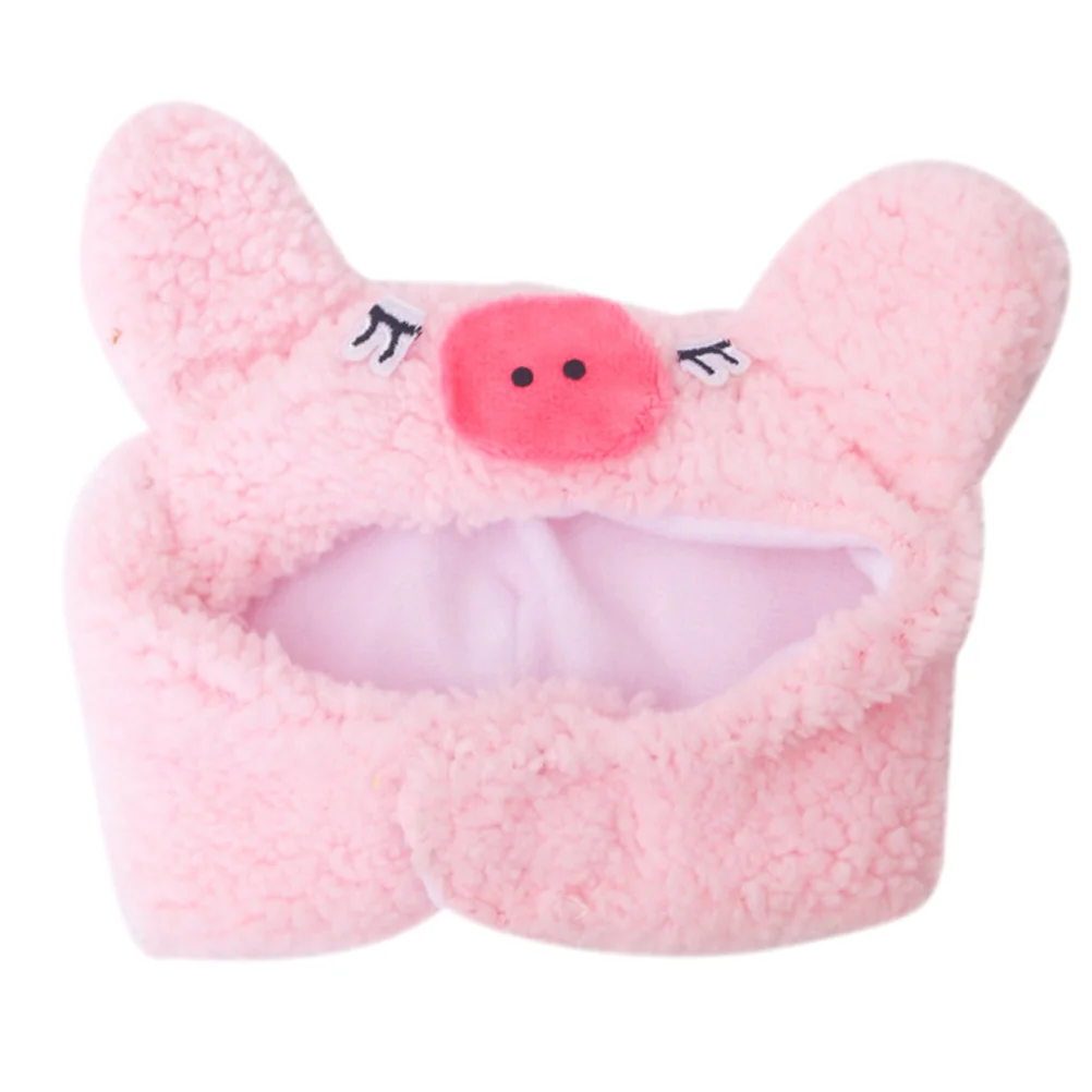 Breathable Soft Pig Style Pet Headwear Lightweight Hat for Cat Dog Party Costume Pet Cap Cat Hat Halloween Dog Cap