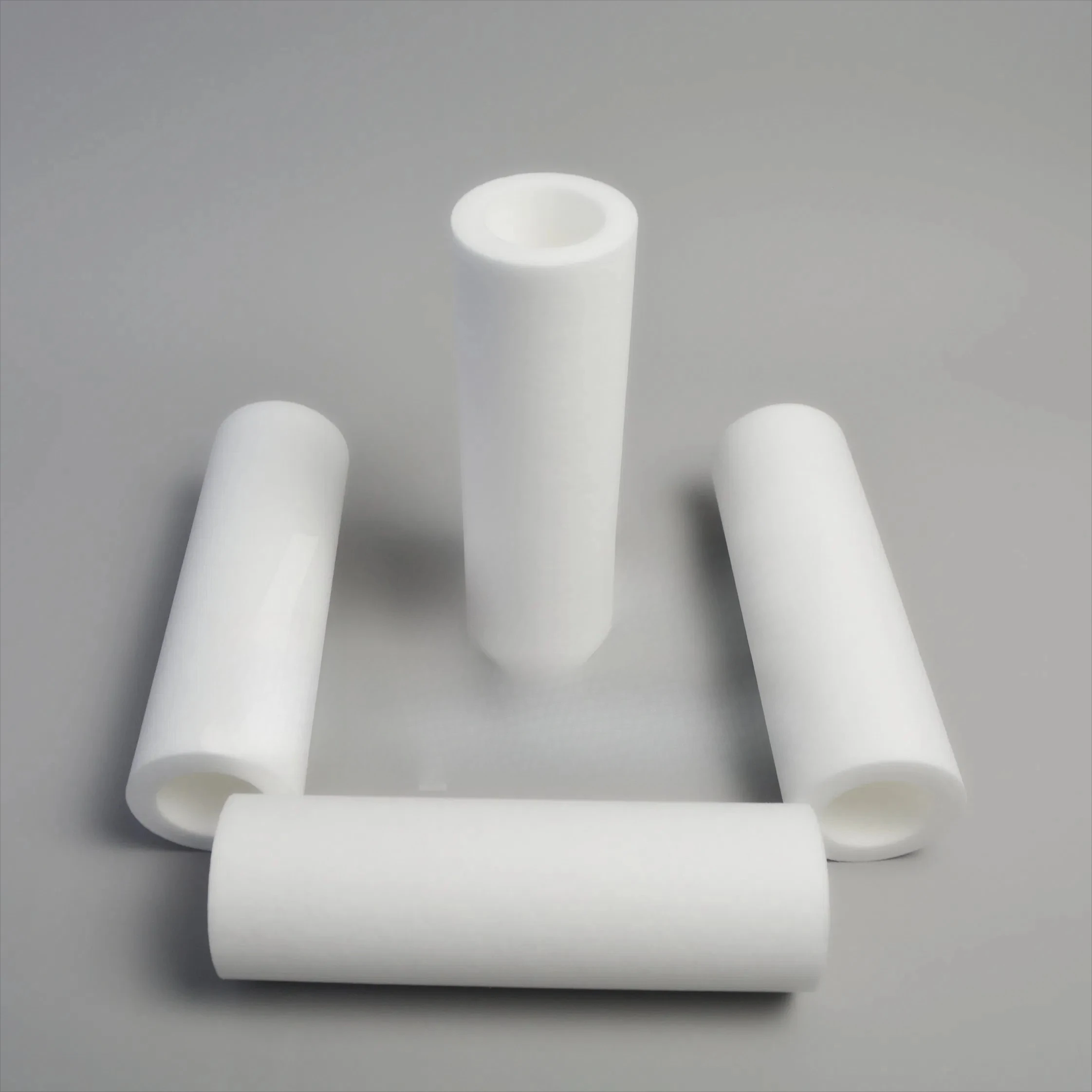 2Pcs 500mm White PTFE Tube ID 6/8/10/12/13/14/15/16/17/18/20/25/26-50mm Hollow Rod Environment-friendly Non-toxic DIY OD 15-65mm