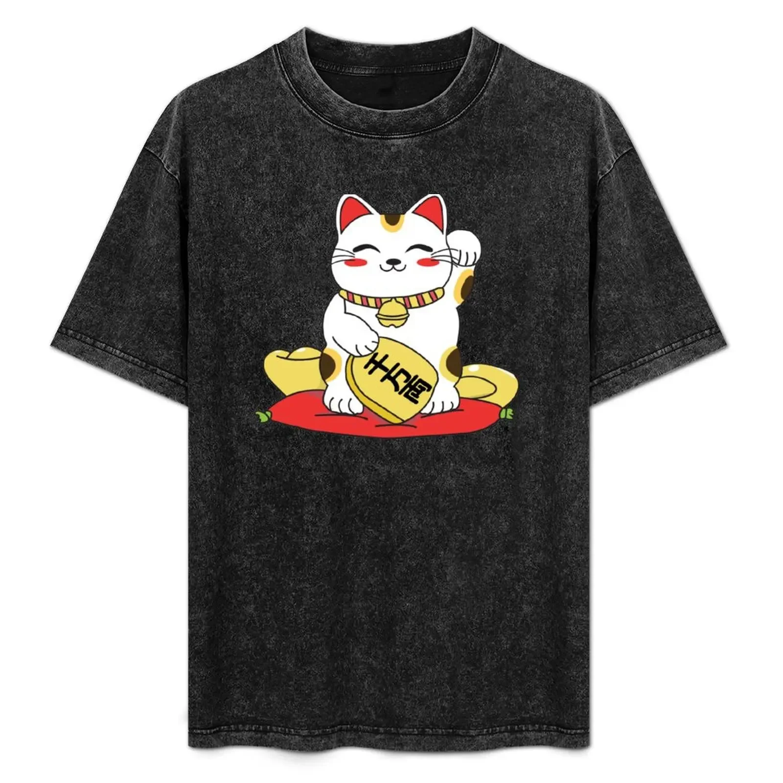 

Kawaii Maneki Neko T-Shirt essential t shirt cotton t shirt man T-Shirt