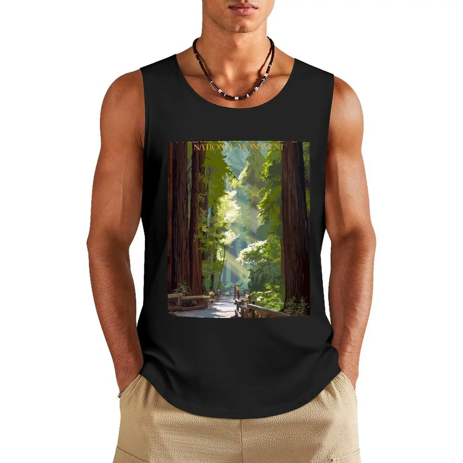 

Muir Woods National Monument Tank Top T-shirt male Top Top summer