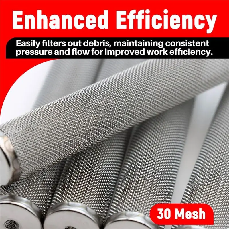 Aug. 5-Pack 730-067 30 Mesh Fluid Manifold Filter For Titan 440, Impact 440, 540, 640, 740, 1040I, 640I, 840I, Powrpin 3500